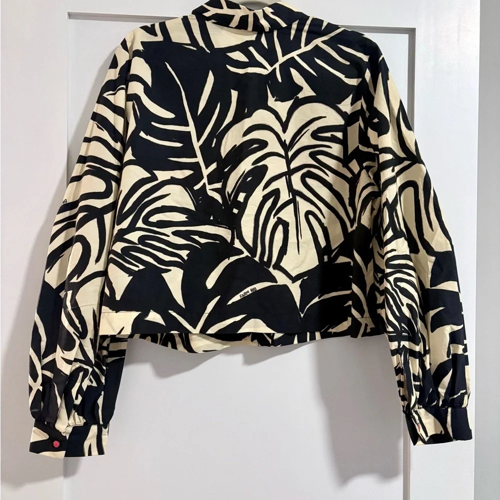 Farm Rio x Anthropologie Puff-Sleeve Graphic Blouse - Picture 4 of 5